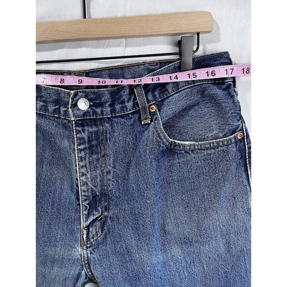 Levis 517 Mens Size 36x29 Loose Leg Medium Wash 100% Cotton Cowboy Workwear Y2K - Picture 8 of 11